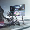 Supporto a Pavimento con Mensola per TV LCD/LED/Plasma 45-90''