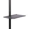Supporto a Pavimento con Mensola Trolley TV LCD/LED/Plasma 19''-37''