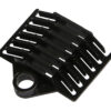 Supporto a Pettine per 6 Giunti in Fibra Ottica Nero