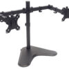 Supporto da Scrivania per 2 Monitor 13-32'' con Base e Doppio Snodo