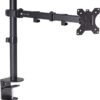 Supporto da Scrivania per Monitor 13-27'' Doppio Snodo di Regolazione