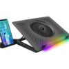 Supporto di Raffreddamento per Notebook 5 Inclinazioni e Luce LED RGB