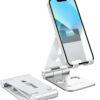 Supporto Regolabile e Pieghevole Porta Smartphone Tablet da Scrivania