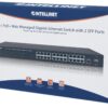 Switch 24 Porte PoE Web-Managed Gigabit Ethernet con 2 Porte SFP