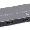 Switch KVM USB-C™ 8K DisplayPort 1.4 2xUSB-C™ 3xUSB 2.0