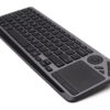 Tastiera Wireless Dual Mode Bluetooth & 2.4G per Smart TV Retroilluminata con Touchpad