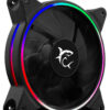 Ventola di Raffreddamento 4pin LED Rainbow Multicolor 120 mm PC Gaming