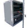 Armadio Rack 19'' a Muro 15 Unità P.450 mm Flat Pack Grigio