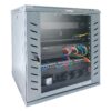 Armadio Rack 19'' a Muro 15 Unità P.600 mm Flat Pack Grigio