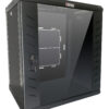 Armadio Rack 19'' a Muro 6 Unità P.450 mm Flat Pack Nero