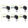 Alimentatore Universale Regolabile 18W AC/DC 3V-12V 1500 mA con 6 Spine DC Porta USB 1A