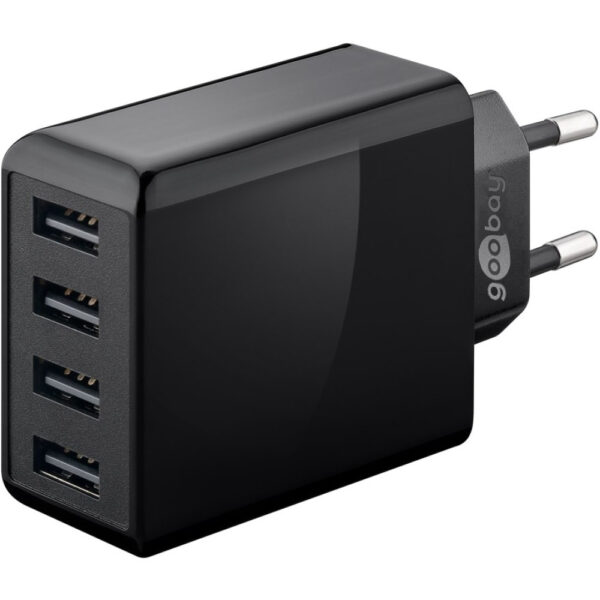caricatore_da_muro_usb_a_4_vie_30w_nero-goobay-ipw-usb-4pa30wb-53174_5 Caricatore da Muro USB a 4 vie 30W Nero