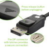 Cavo Audio/Video DisplayPort 2.1 M/M 4K 2m Nero