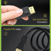 Cavo Audio/Video DisplayPort 2.1 M/M 4K 2m Nero