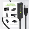 Cavo Prolunga Attivo USB3.2 SuperSpeed+ Estensore di Segnale 20m Nero