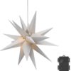 Stella di Natale LED 3D ø 56 cm Funzionamento a Batteria
