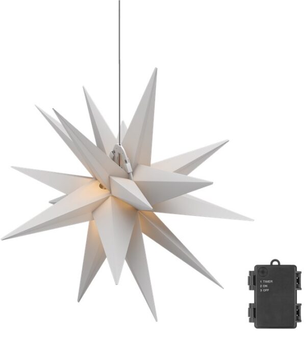 i-led-xmas-star1-goobay-i-led-xmas-star1-56096 Stella di Natale LED 3D ø 56 cm Funzionamento a Batteria