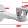 Supporto da Soffitto o Parete per Telecamere e Proiettori, BWM1