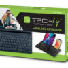 Mini Tastiera Wireless 78 Tasti a 2 Canali con Tasti di Scelta Rapida e Stand per Tablet
