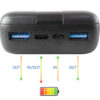 Power Bank Caricatore 20000 mAh 20W 3 Porte Output con Cavo Micro USB